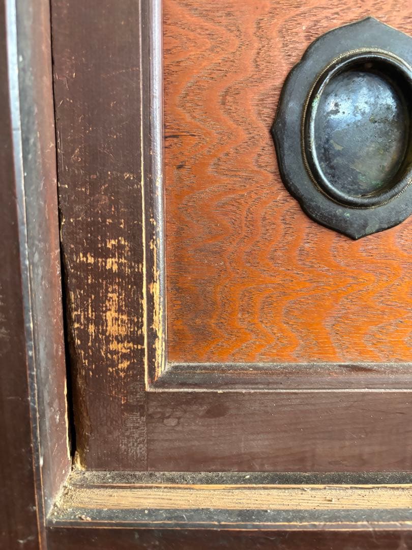 岐阜県揖斐郡池田町まで　水屋箪笥　176×174㎝　アンティーク　時代箪笥