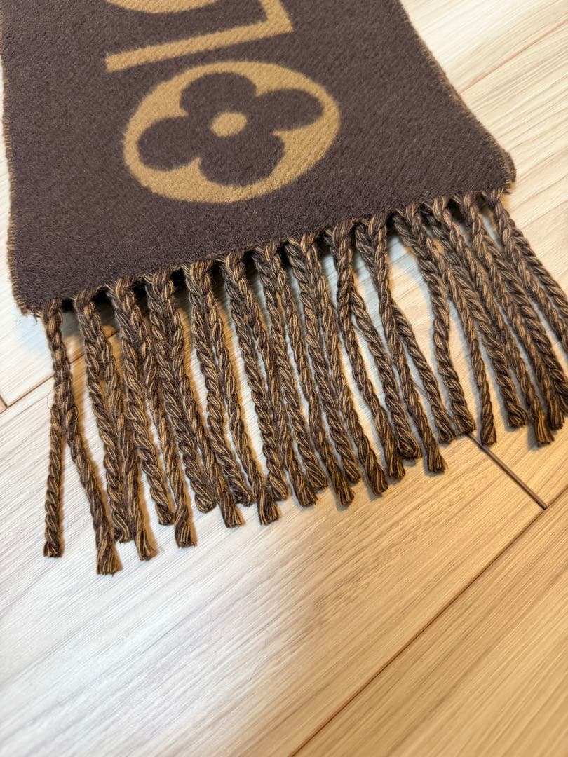 ルイヴィトン モノグラム インフィニティ マフラー カシミヤ