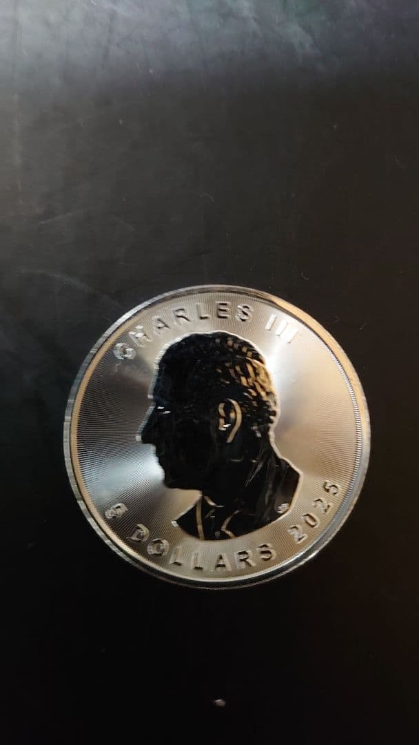 メイプルリーフ銀貨999。値下げ不可。