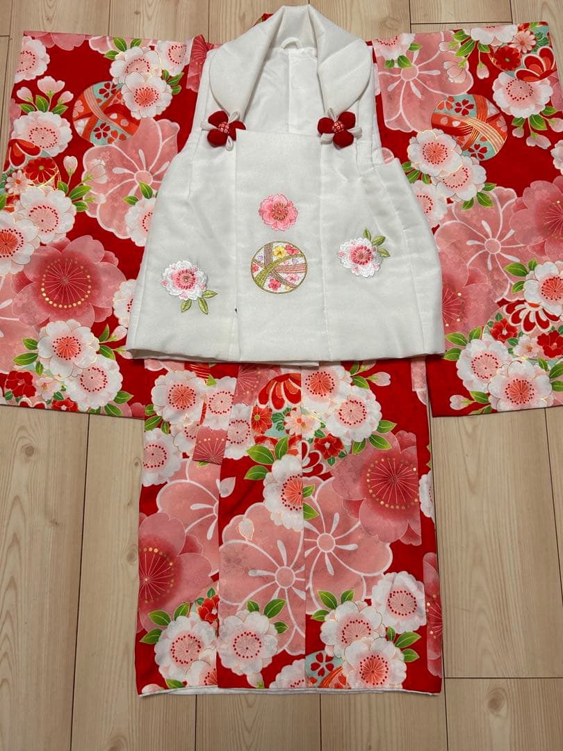 七五三 着物被布セット　きょうと花ひめ