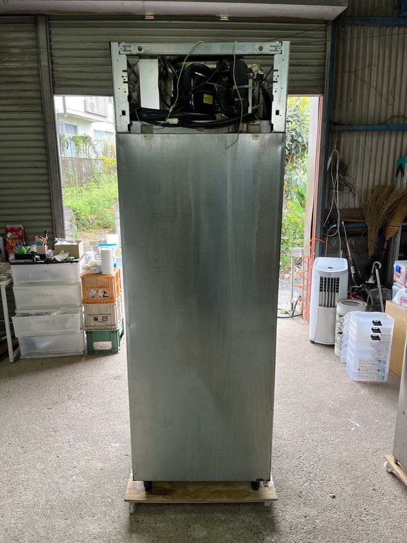 【動作良好】ホシザキ 業務用冷凍冷蔵庫 HRF-63Z ステンレス 2ドアタイプ