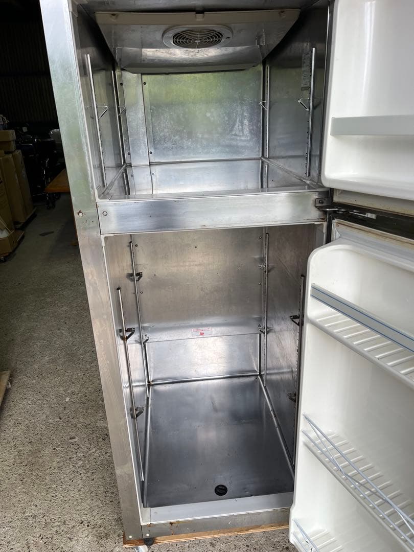 【動作良好】ホシザキ 業務用冷凍冷蔵庫 HRF-63Z ステンレス 2ドアタイプ