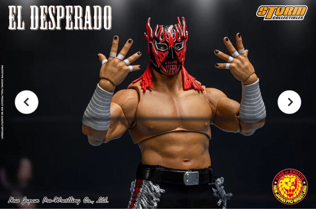 新品未開封　アクションフィギュア エル・デスペラード ブラック×レッドver.