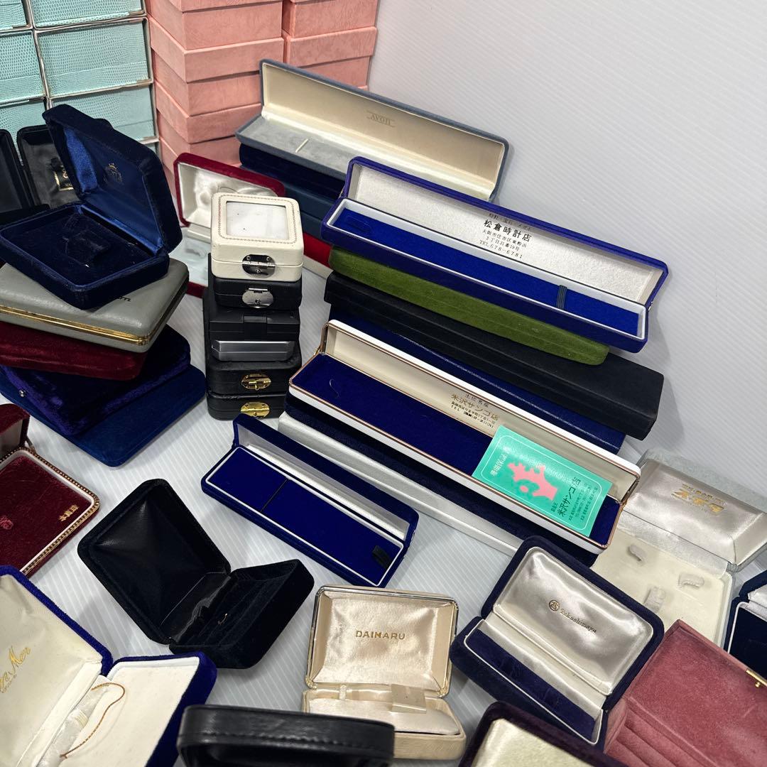 【超大量148点】ジュエリーケース アクセサリーケース 他 空箱 まとめ売り