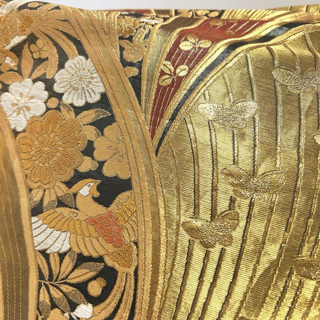 399 振袖フルセット 正絹 緑 グリーン 舞蝶 金彩 シンプル モダン ロング