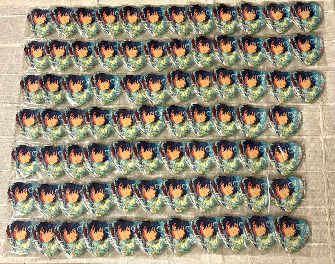 ⚠️値下げ中 あんスタ 漣ジュン ホワイトデー ハート缶バッチ