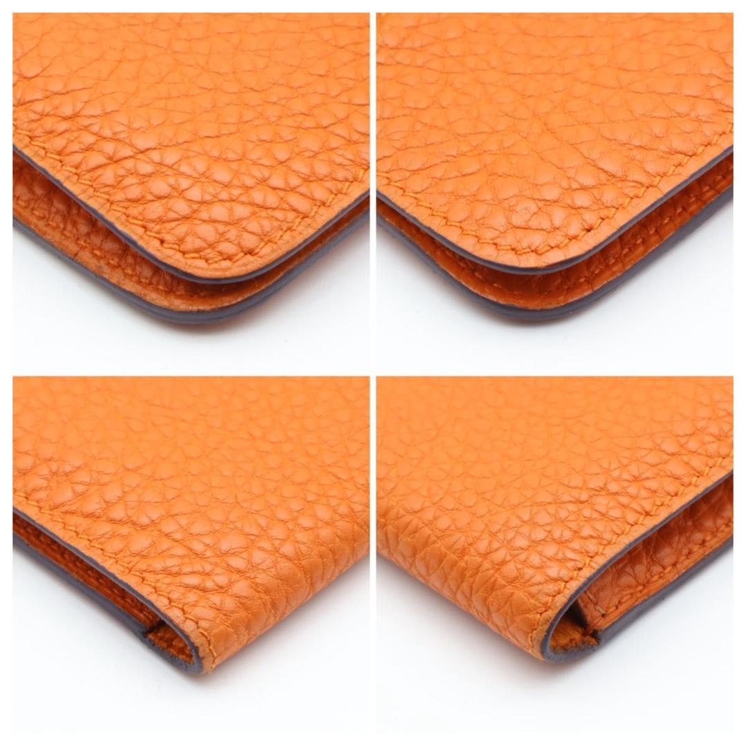 【極美品】HERMES ドゴン　ケース　オレンジ　小銭入れ