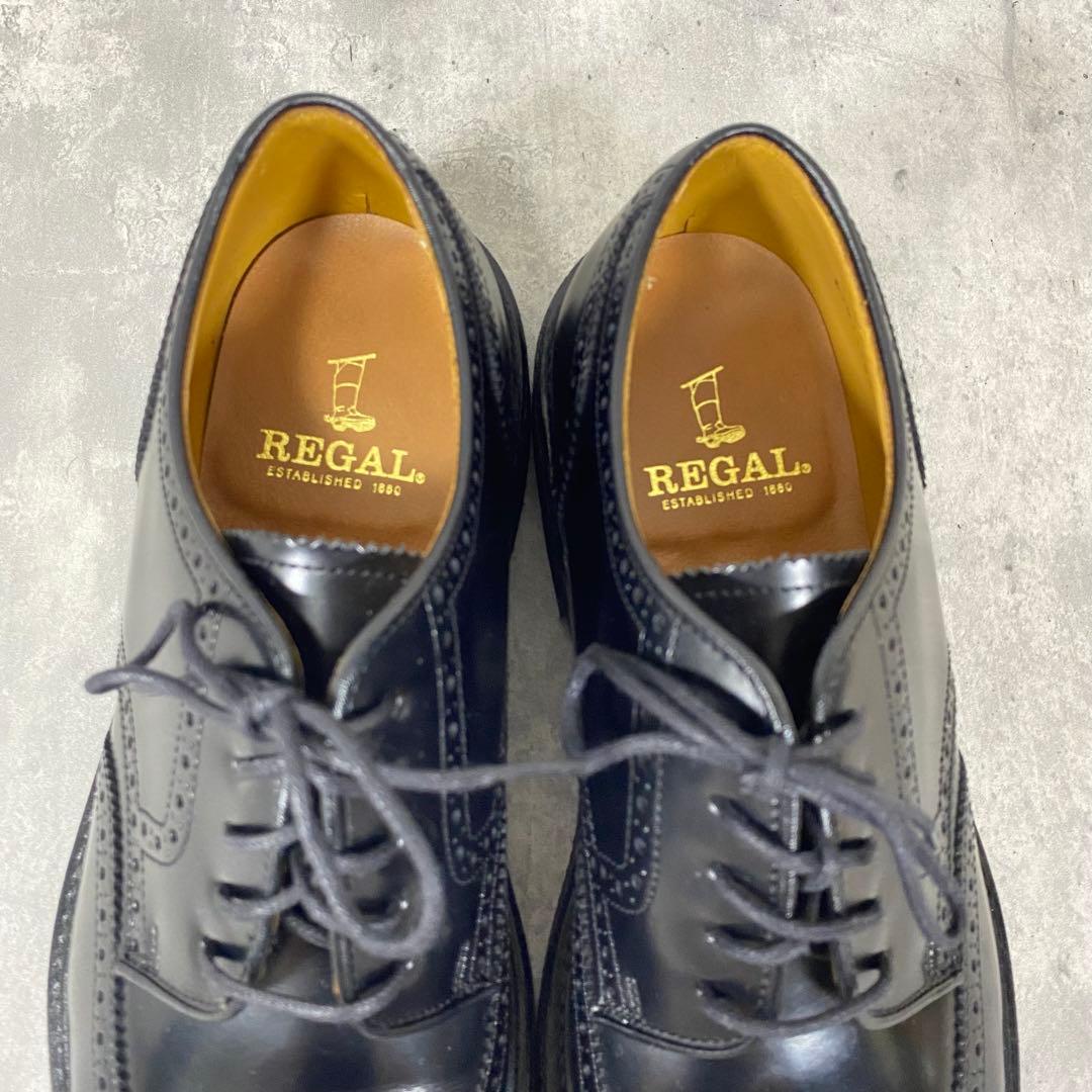 【極美品】REGALリーガル ウィングチップ JU14 26.5