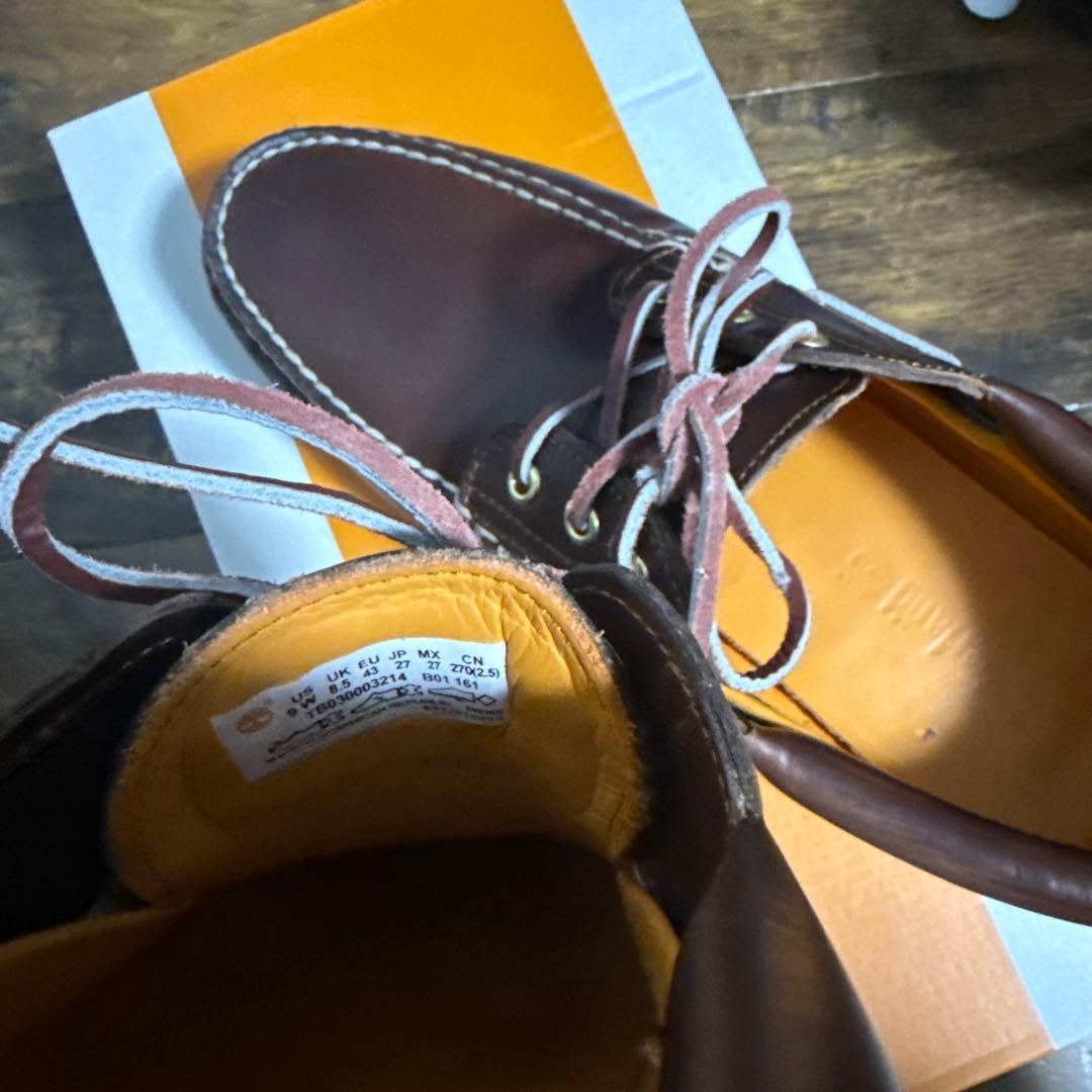 Timberland 3eyeスリーアイブラウン デッキシューズ 27cm