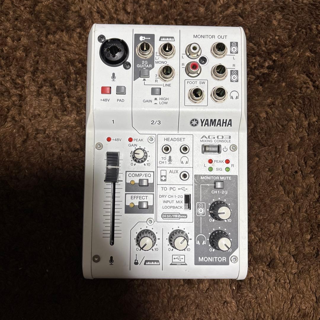 YAMAHA AG03 Audio-Technica AT2020 セット