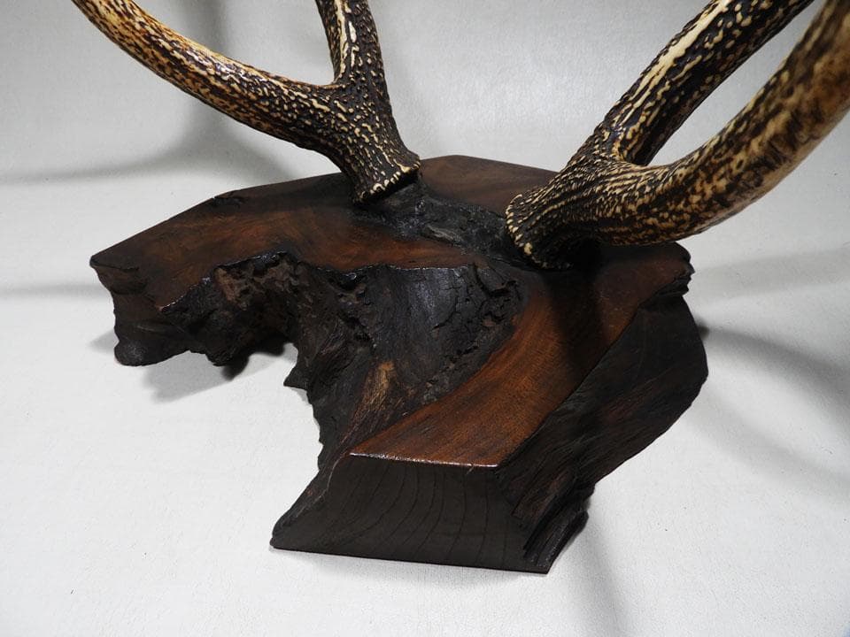 ●逆賊の幕臣 小栗忠順 小栗上野介忠順 所要 墨書 鹿角 刀掛け 三刀掛け 幕末