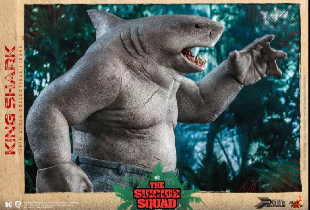 【新品未開封】パワー・ポーズ ザ・スーサイド・スクワッド キングシャーク 1/6