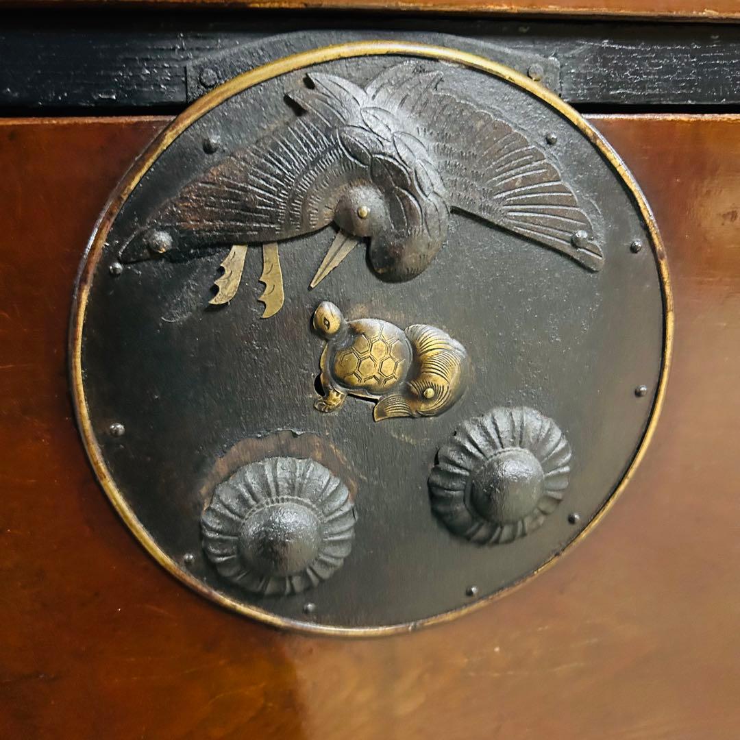 時代箪笥　民芸箪笥　装飾金具　和箪笥　整理箪笥