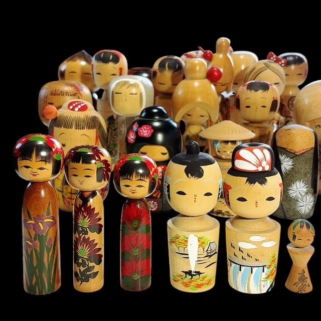 【日本伝統】こけし 小中サイズ 5.5～19.5cm おまとめ【25体セット】