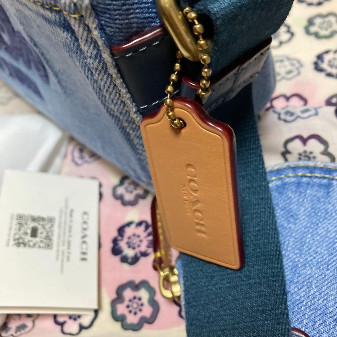 本日のみ出品☆美品☆COACH デニム ショルダーバッグ☆カメラ☆クロスボディ☆