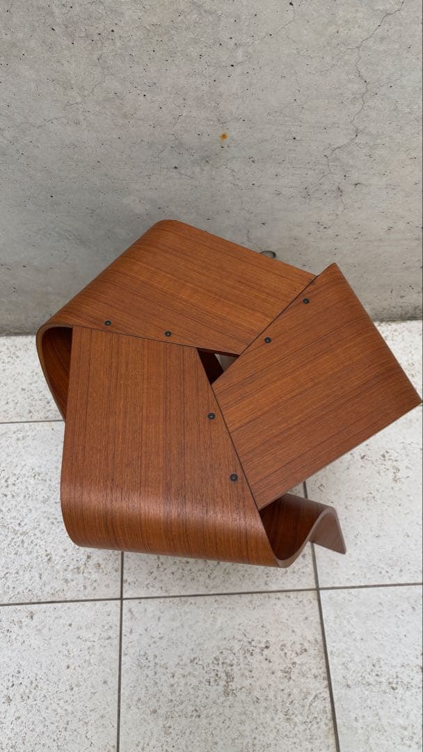 美品　マッシュルームスツール　天童木工