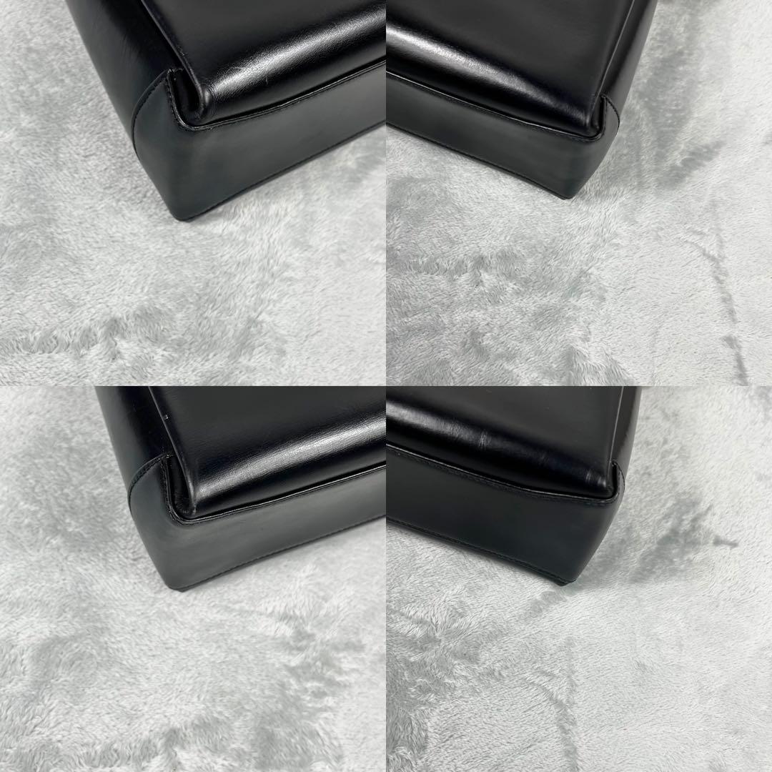 Gucci グッチ ワンショルダーバッグ カーフボックス レザー ブラック 黒