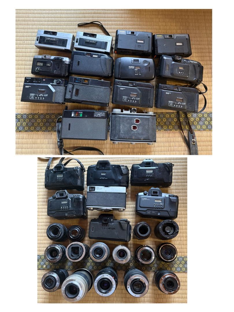 【O-1698】カメラ フィルムカメラ レンズ まとめ Canon ミノルタ