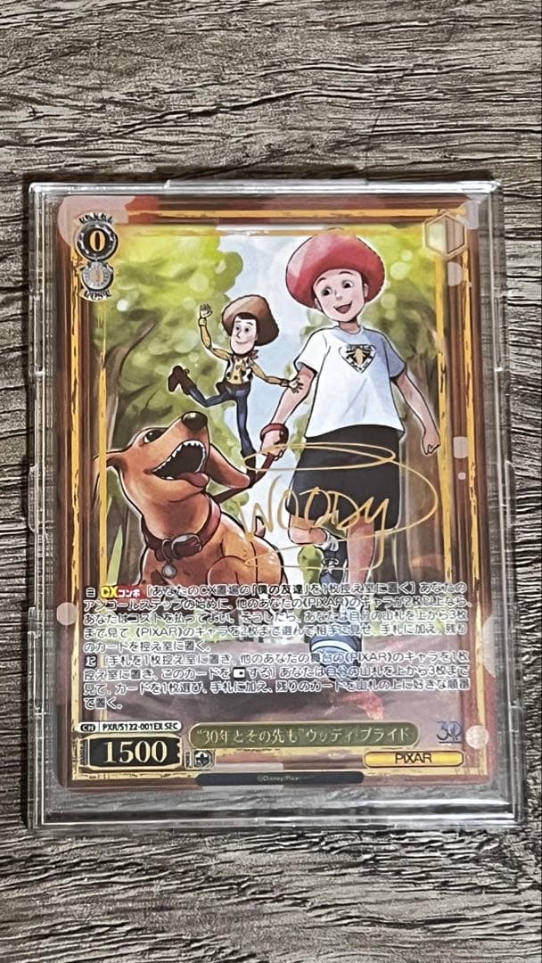 ヴァイス　トイストーリー 30年とその先もウッディ・プライド　SEC サイン