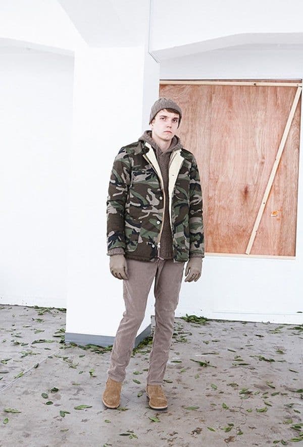 ジャケット・アウター nonnative FARMER BOA JACKET WINDSTOPPER