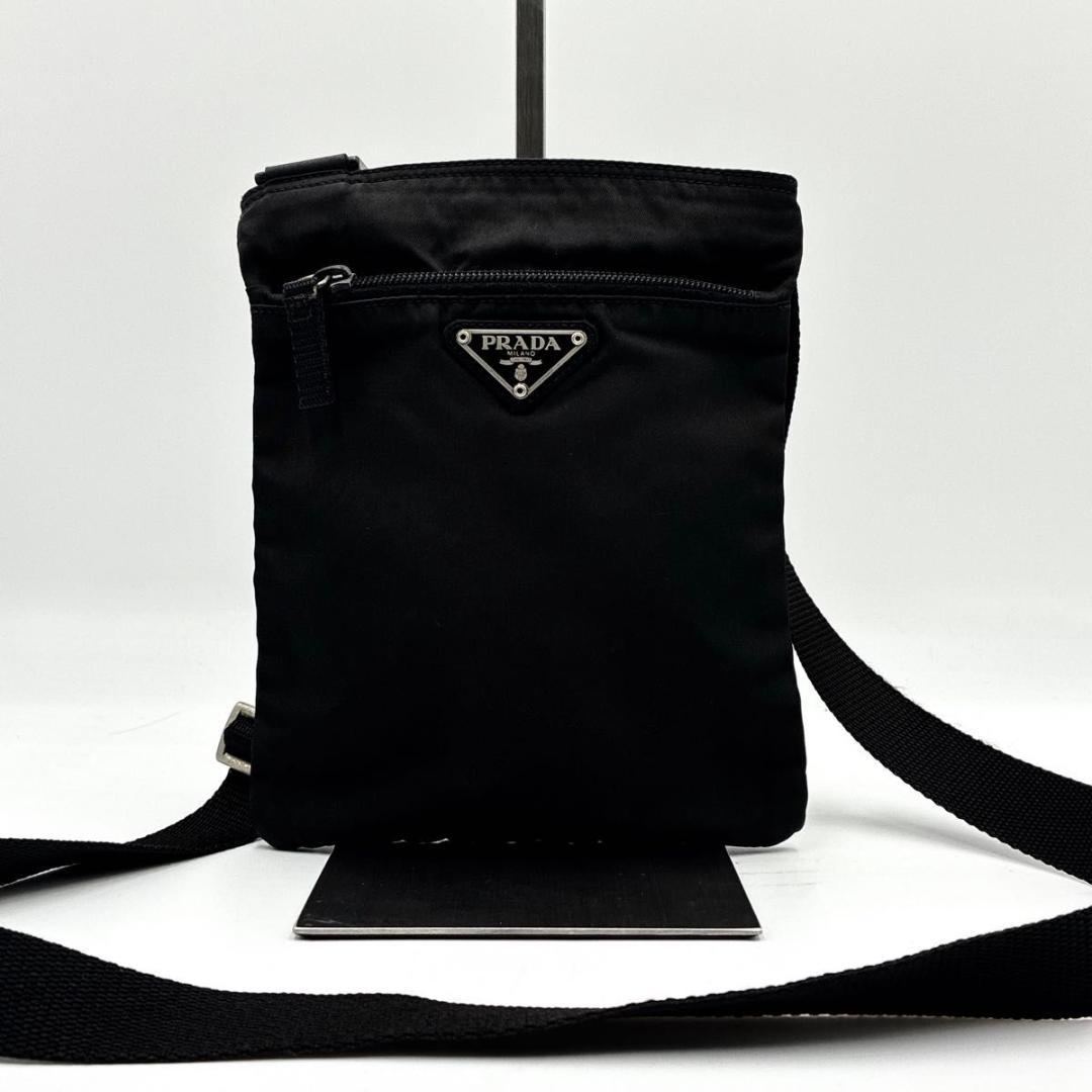 みかこ　プラダ サコッシュ ショルダーバッグ ナイロン 三角ロゴ