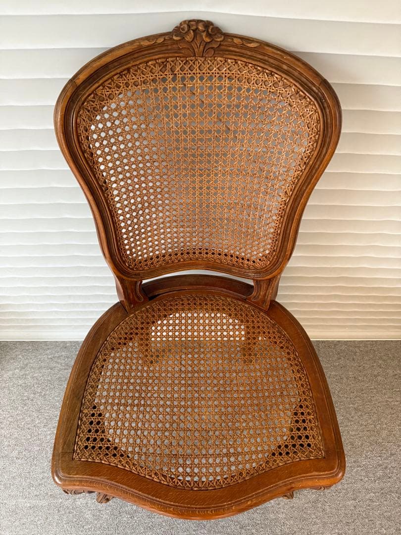 【2脚★刻印アリ】フランス アンティークチェア ダイニングチェア