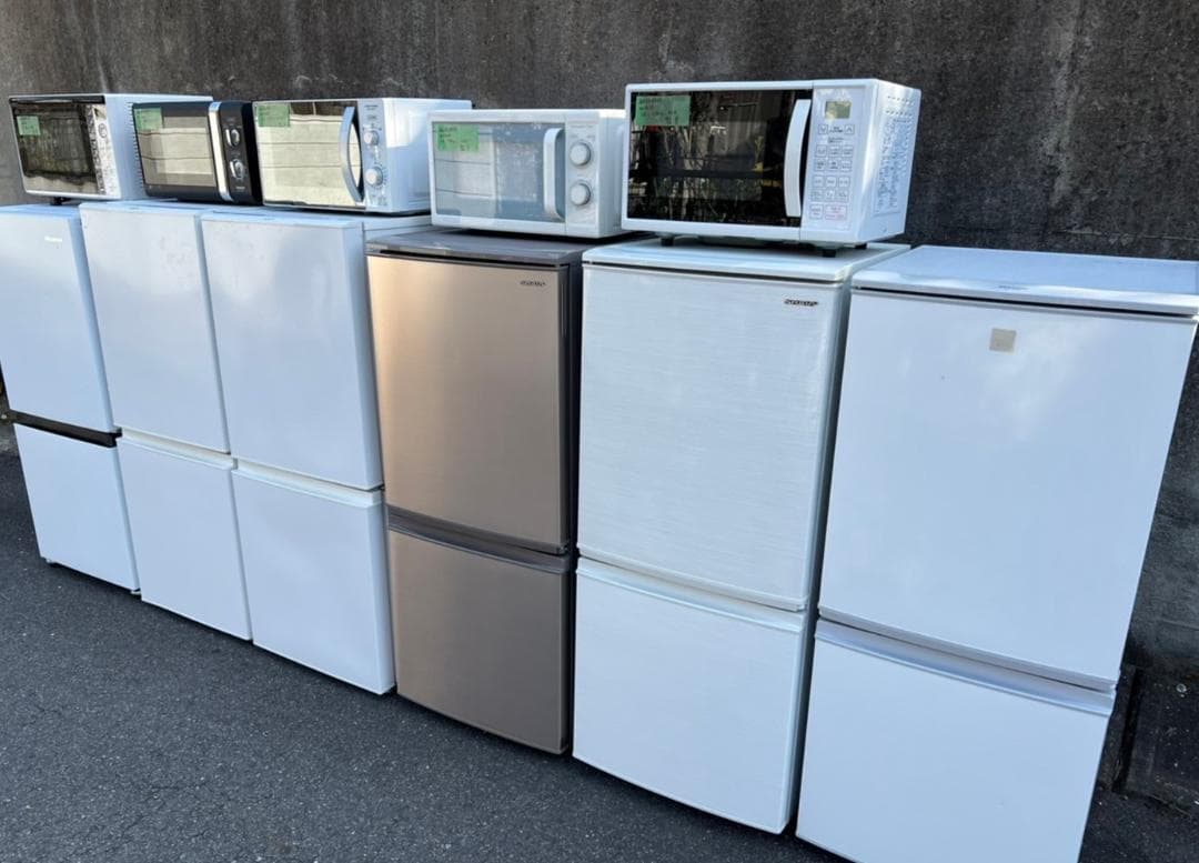 【高年式】一人暮らし用 冷蔵庫、洗濯機、炊飯器、電子レンジ お任せ4点セット