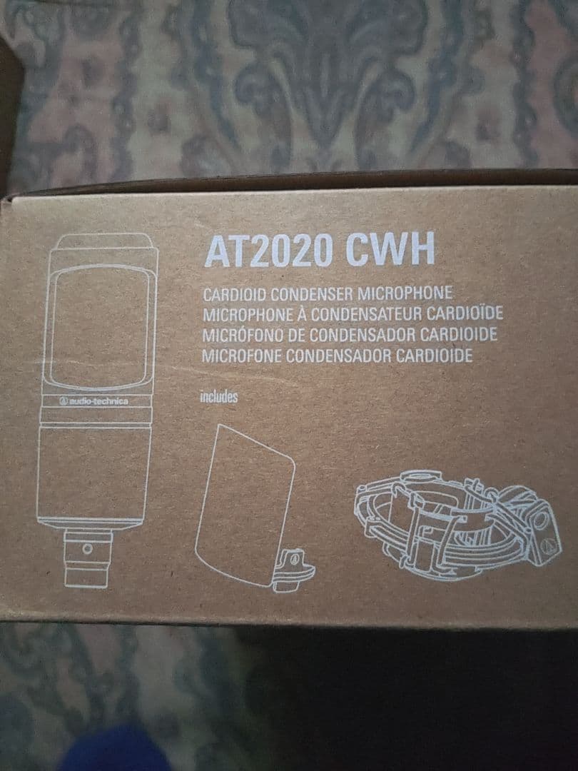 新品未使用Audio-Technica AT2020マイクケーブルBX3セット白