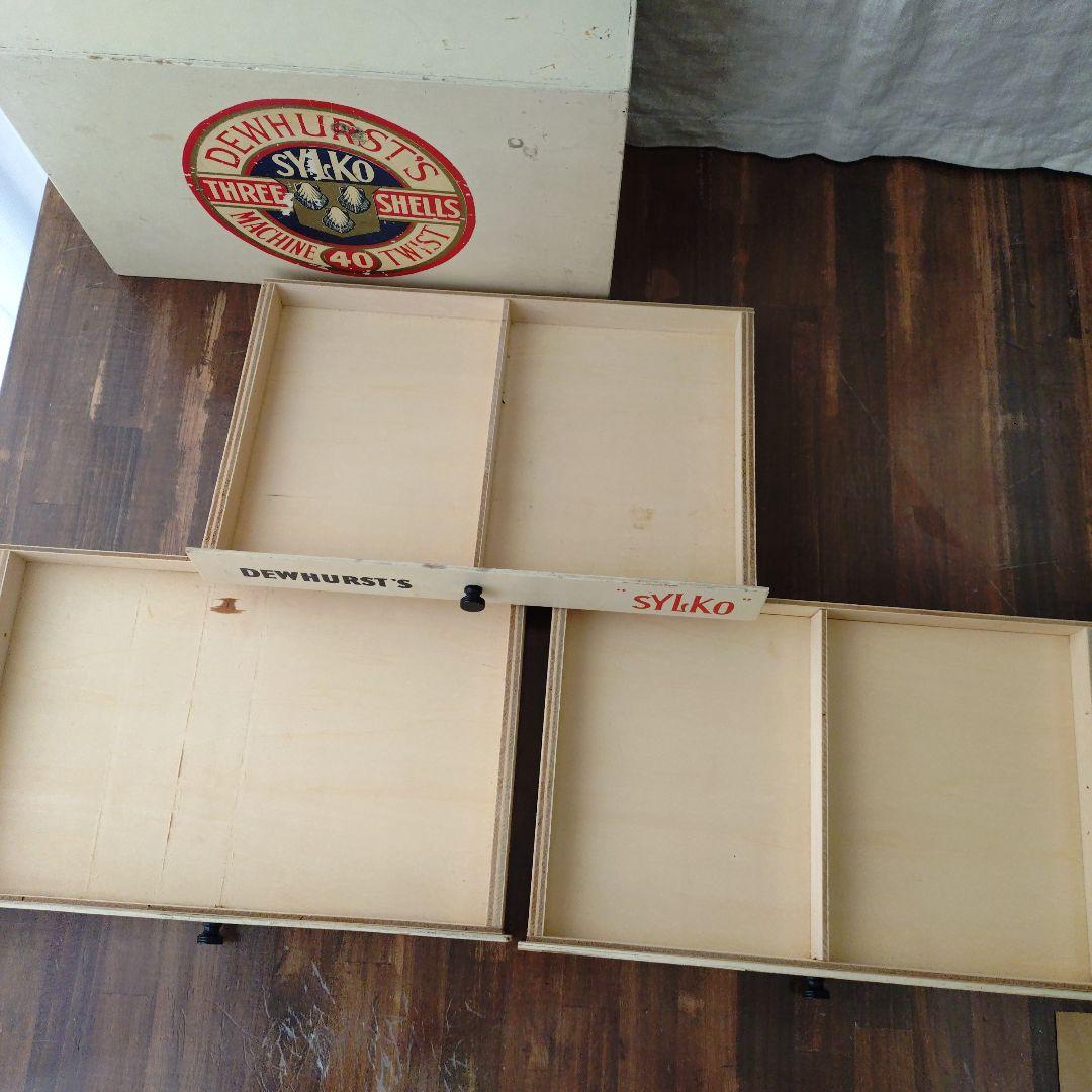 SYLKO スプールキャビネット 引き出し 糸ケース アンティーク 什器