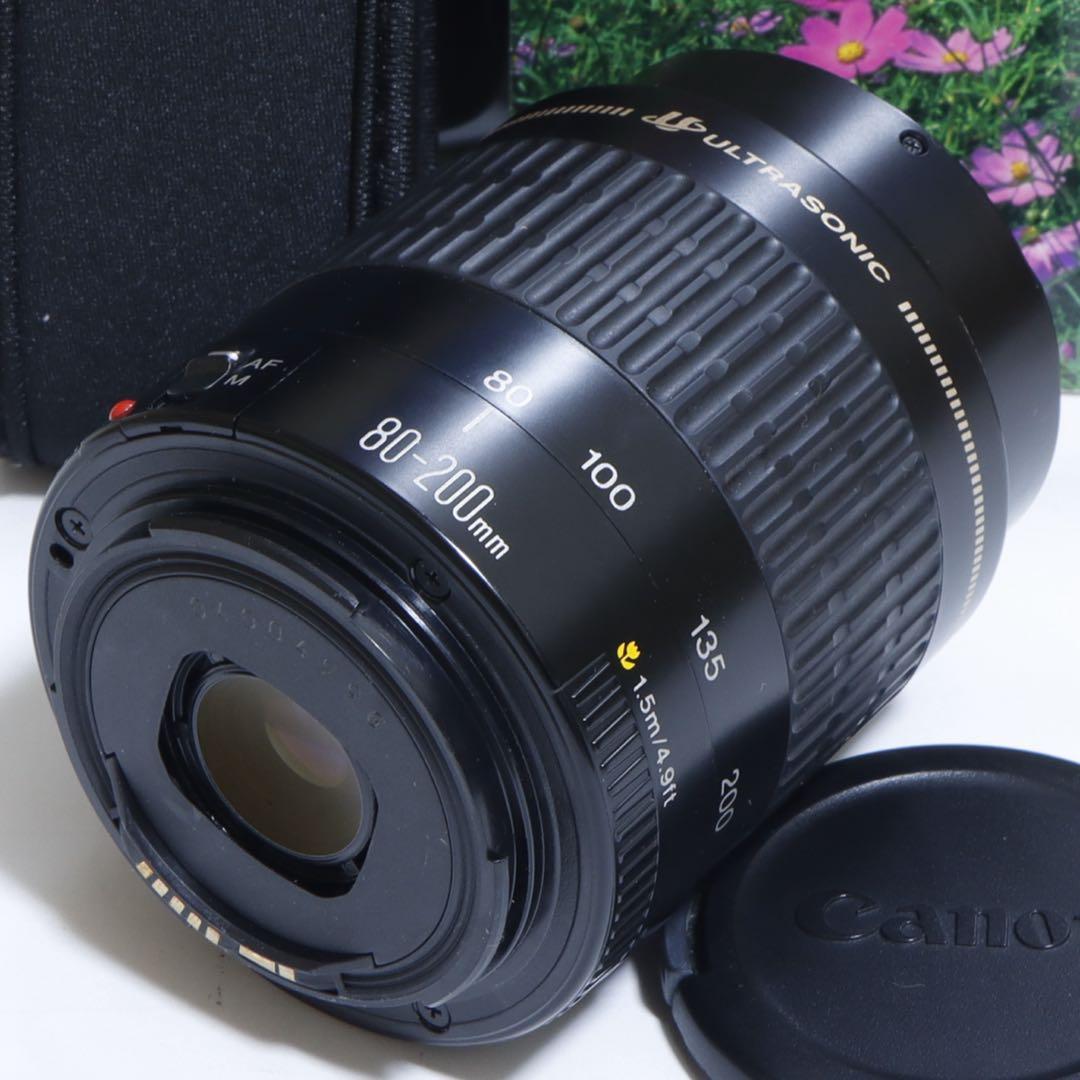 ★スマホに送れる一眼レフ★WiFi&望遠★ キャノン EOS Kiss Xセット