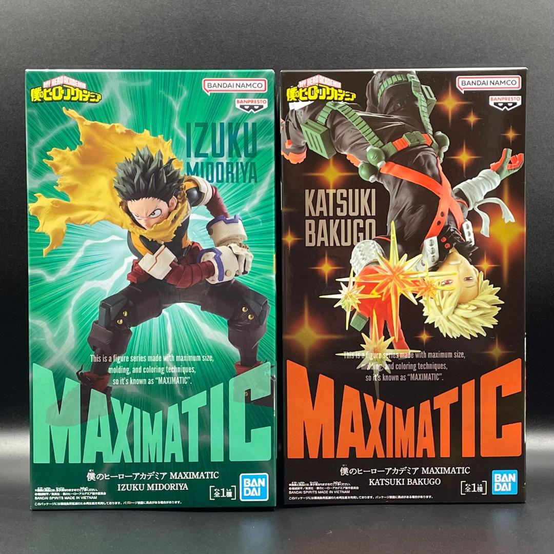 ☆僕のヒーローアカデミア　MAXIMATIC　緑谷出久・爆豪勝己　2点セット