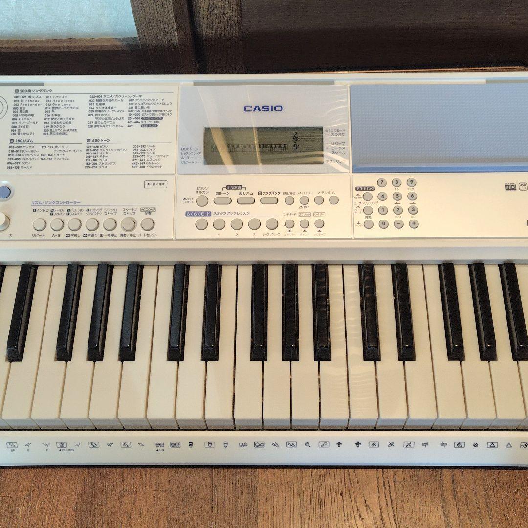 【美品】CASIO LK-515 光ナビ キーボード 電子ピアノ カシオ