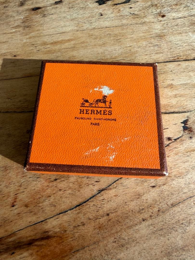 HERMES スカーフリング シルバー