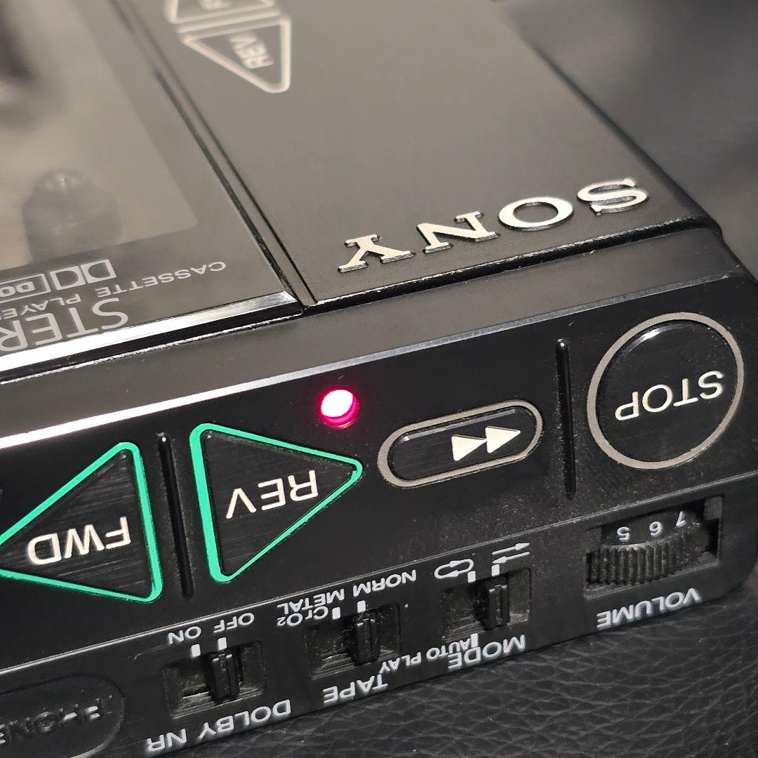 SONY WM-7 オートリバースカセットプレーヤー MDR-W5付き