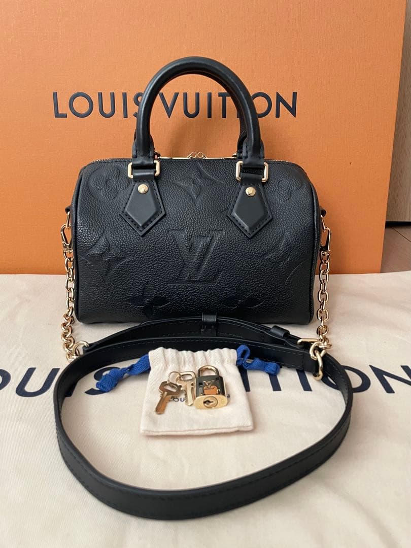 RFID 正規品 ルイヴィトン スピーディ20 アンプラント バンドリエール