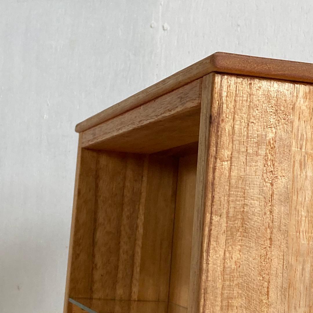 古い木製 オープンラック 3段 木製棚 陳列棚