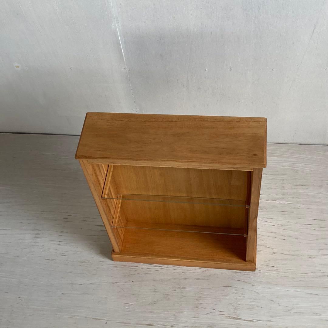 古い木製 オープンラック 3段 木製棚 陳列棚