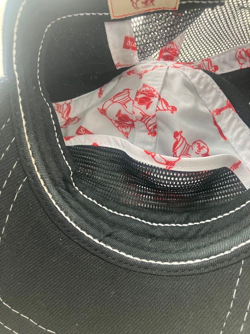 Supreme TRUE RELIGION ダメージ加工キャップ 黒