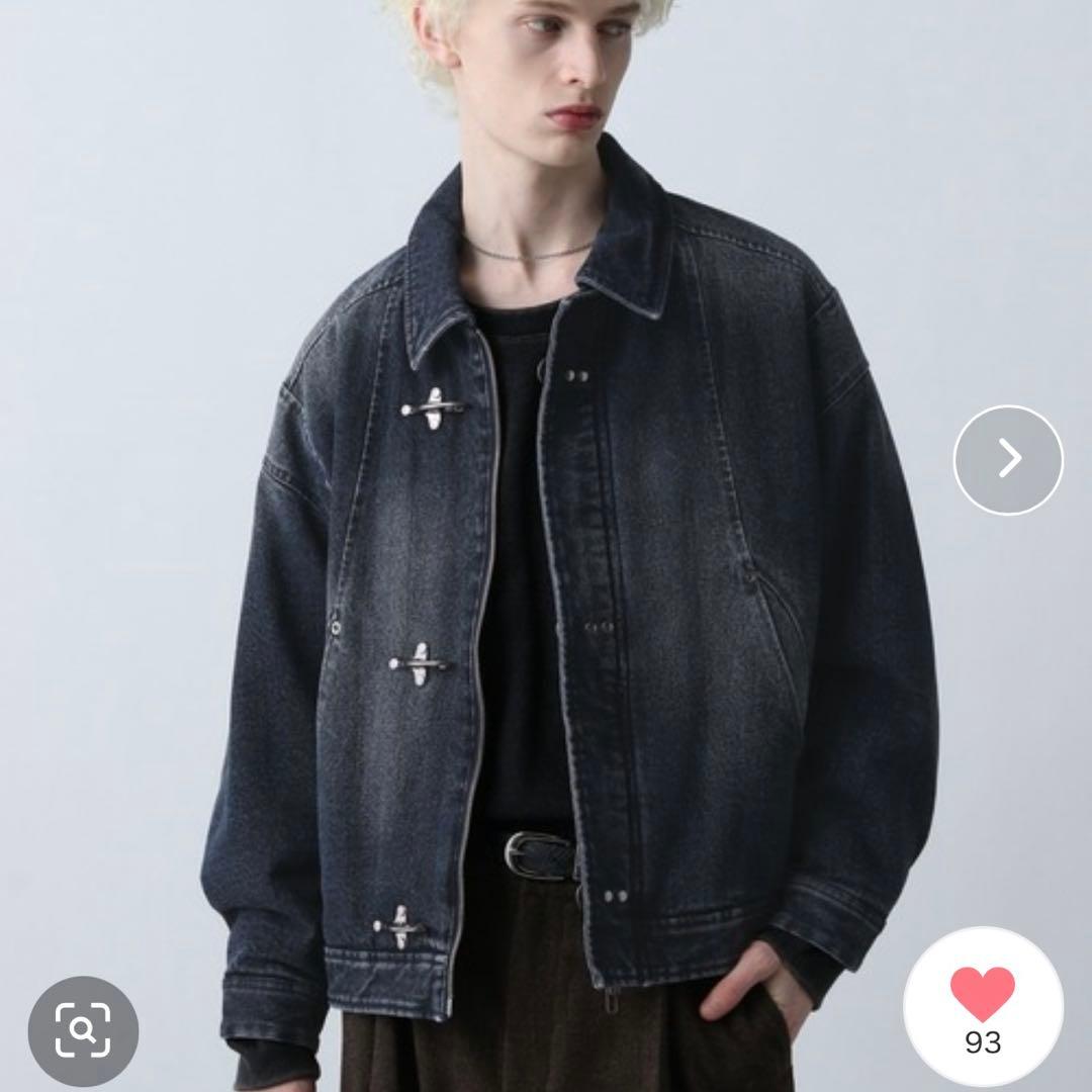 HARE ナカワタファイヤーマンバックルデニムブルゾン