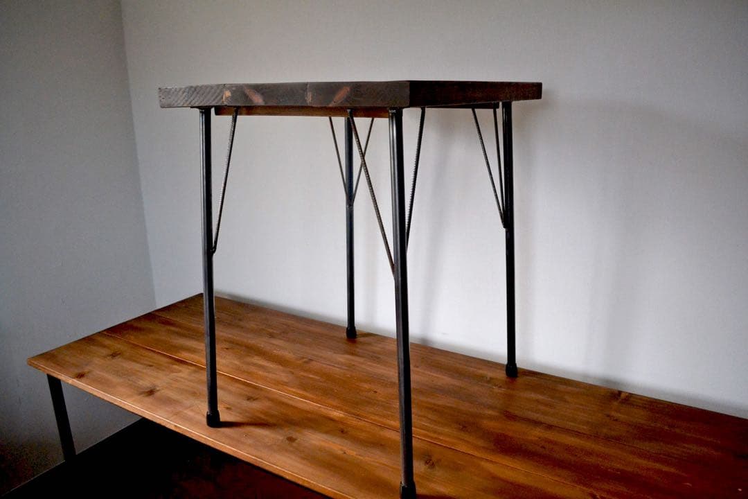 groom② 2セット　アイアンレッグ テーブル脚 角度付 700ミリ