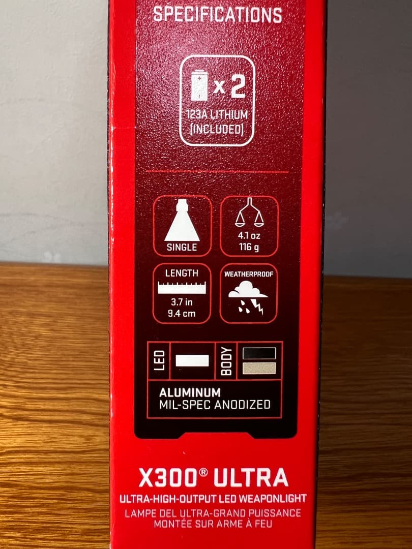 【実物】SUREFIRE X300 ULTRA LEDフラッシュライト