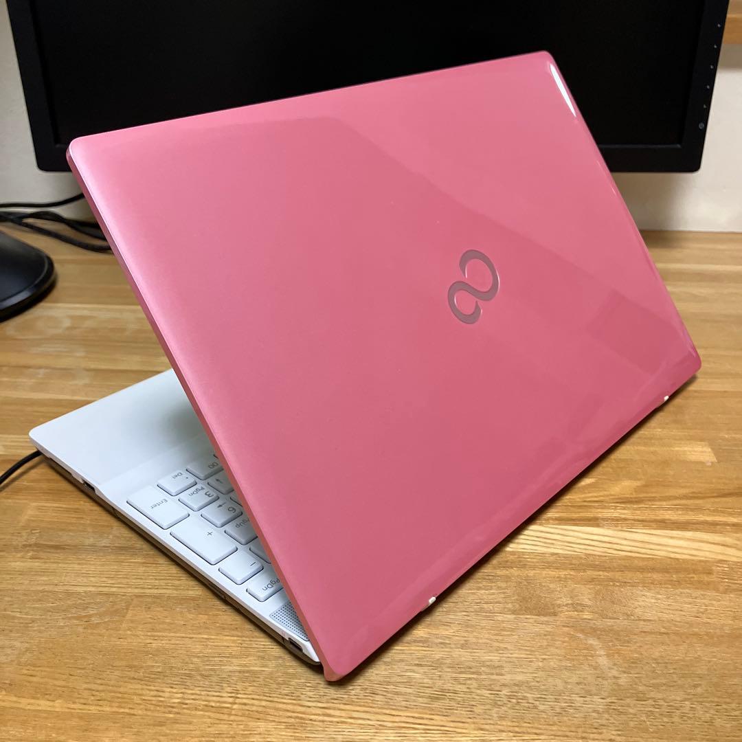 希少　美品　富士通LIFE BOOK サクラピンク　SSD500GB
