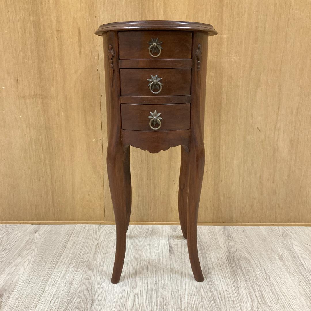 サイドテーブル　サイドチェスト　花台　木製　天然木