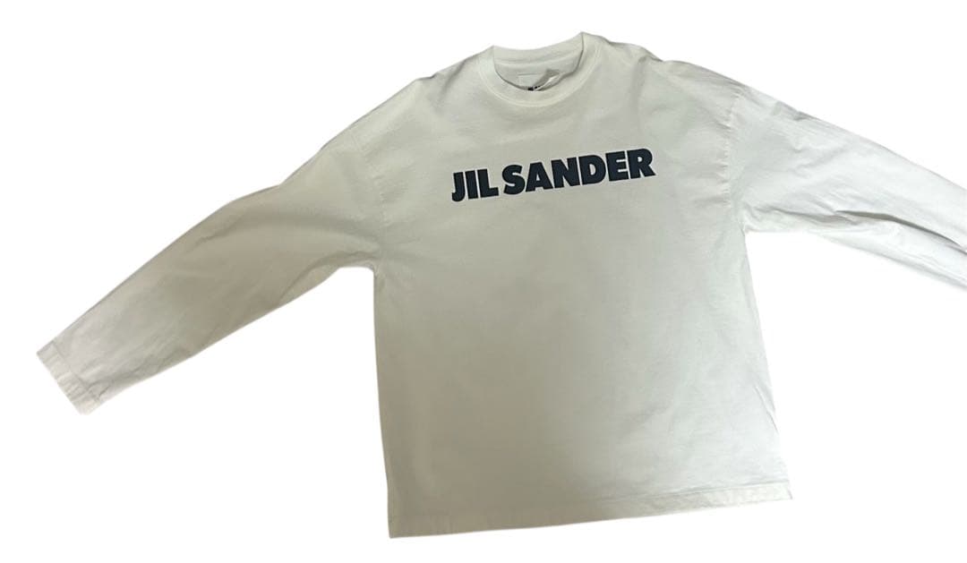 JIL SANDER ホワイト ロゴ Tシャツ