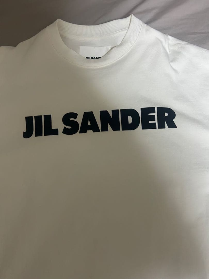 JIL SANDER ホワイト ロゴ Tシャツ