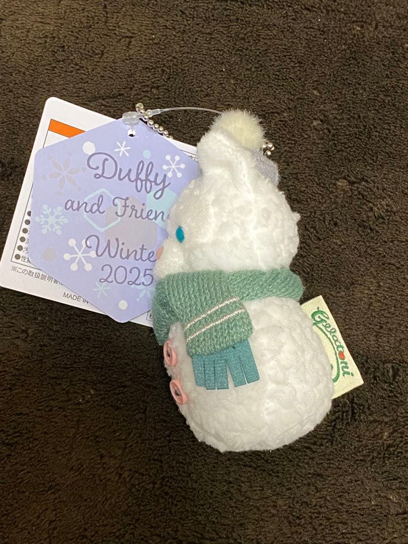 ジェラトーニ　Duffy and Friends 雪だるまストラップ 2025