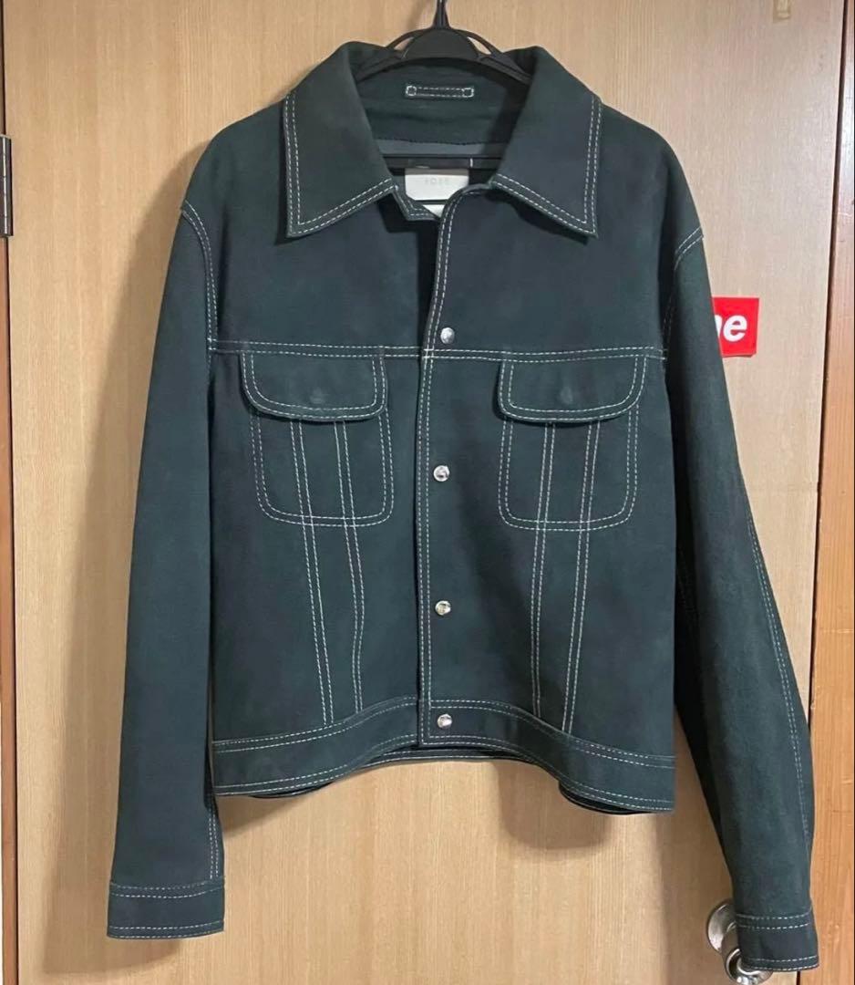 t*d様 YOKE 23AW SUEDE TRUCKER JACKET size