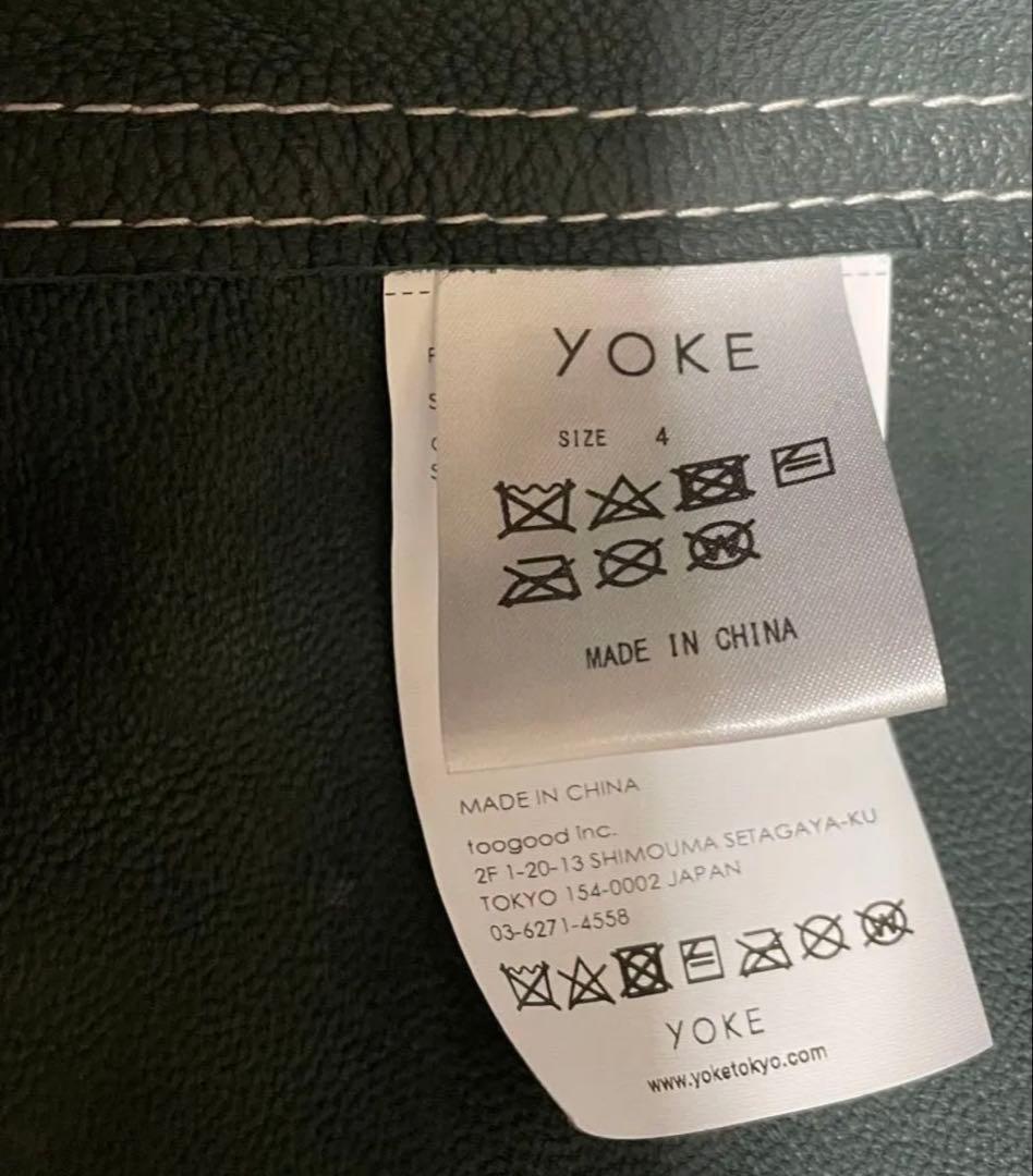 t*d様 YOKE 23AW SUEDE TRUCKER JACKET size