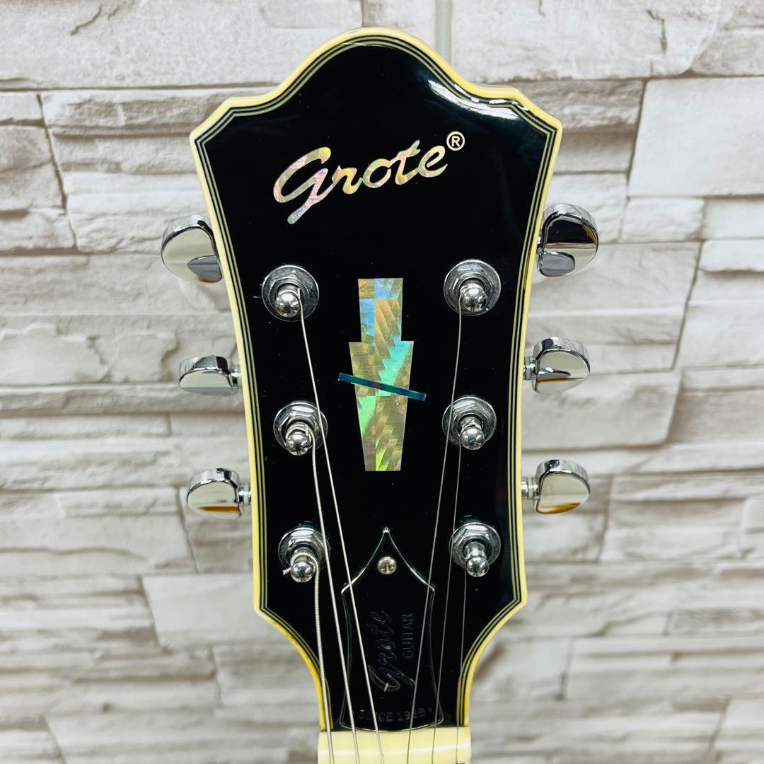 美品 Grote グロート フルホロウボディ エレキギター フルアコ