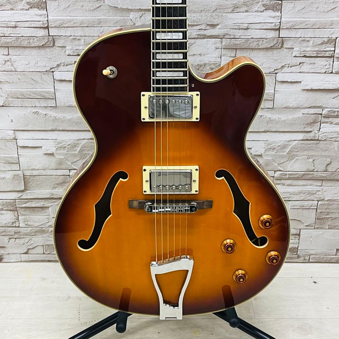 美品 Grote グロート フルホロウボディ エレキギター フルアコ